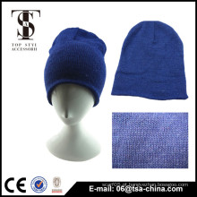 Cuff Blank Plain Esqui personalizado malha crânio Beanie